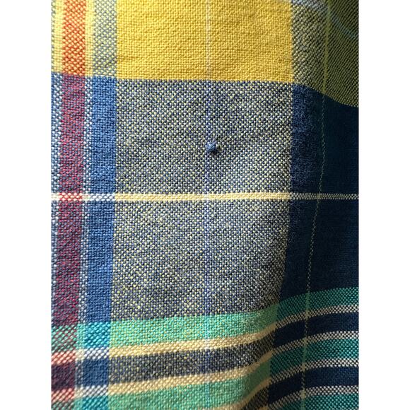 Wrangler Pearl Snap Med Mens Bright Color Short Sleeve Plaid Western Shirt - Picture 12 of 14